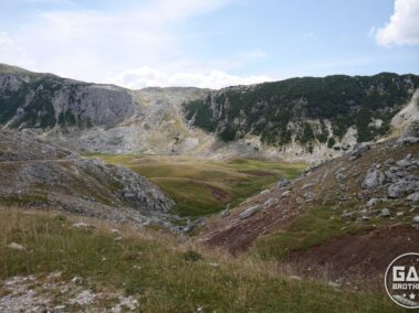 Kotlina w bośniackich górach