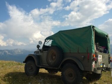 Gaz 69 w bośniackich górach