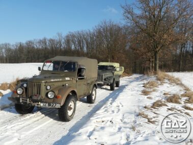 Wyciągarka zamontowana w gaziku