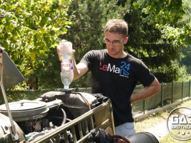 Gaz 69 z silnikiem Żuka S-21 grzeje się