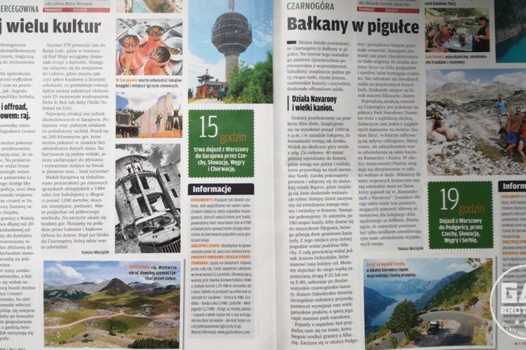 Bałkany 4×4 – artykuł o podróży Gazem 69 Bałkany 4x4, artykuł, Autoświat 4x4