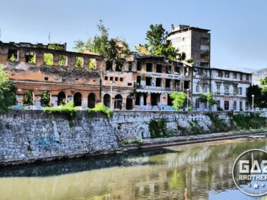 Opuszczony budynek w Sarajewie