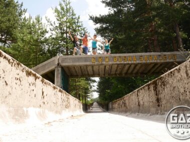 Meta toru bobslejowego w Sarajewie