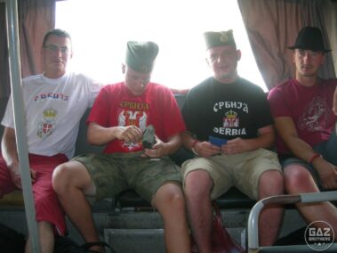 Serbskie pamiątki na festiwalu Gucza