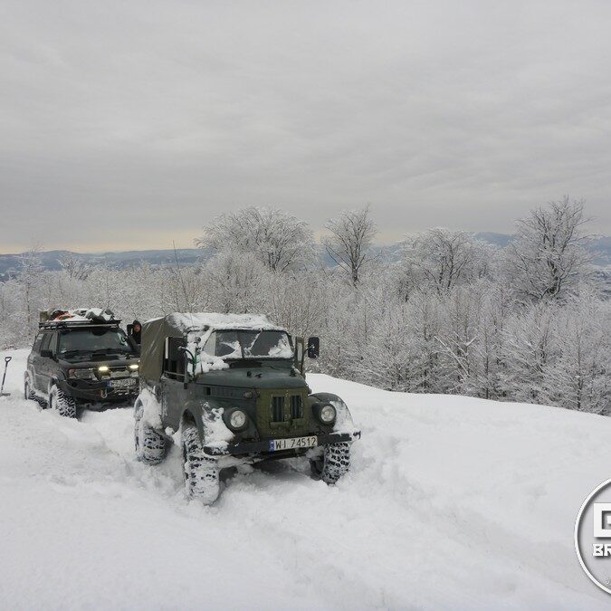 Gaz 69, Nissan Patrol, ukraina, zima