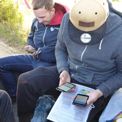 Geocaching w plenerze i nawigacja