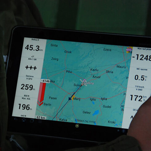 Nawigacja lotnicza podczas eventu lotniczego