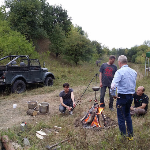 Event z gotowaniem w plenerze