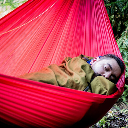 Ognisko firmowe i nocleg w hamaku